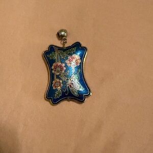 Floral Blue Pendant